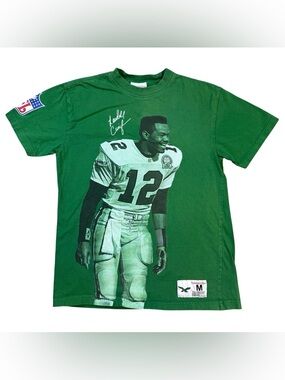 Mitchell & Ness Randall Cunningham Kelly Green Philadelphia Eagles T-Shirt Men M